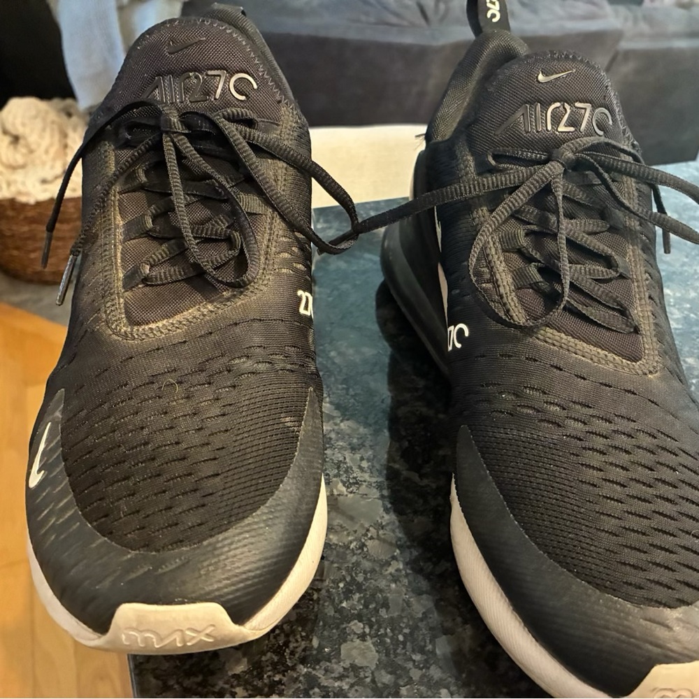 Nike Air Max 270 Black Athletic Shoes
